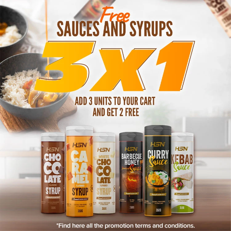 3x1 on Sauces and Syrups