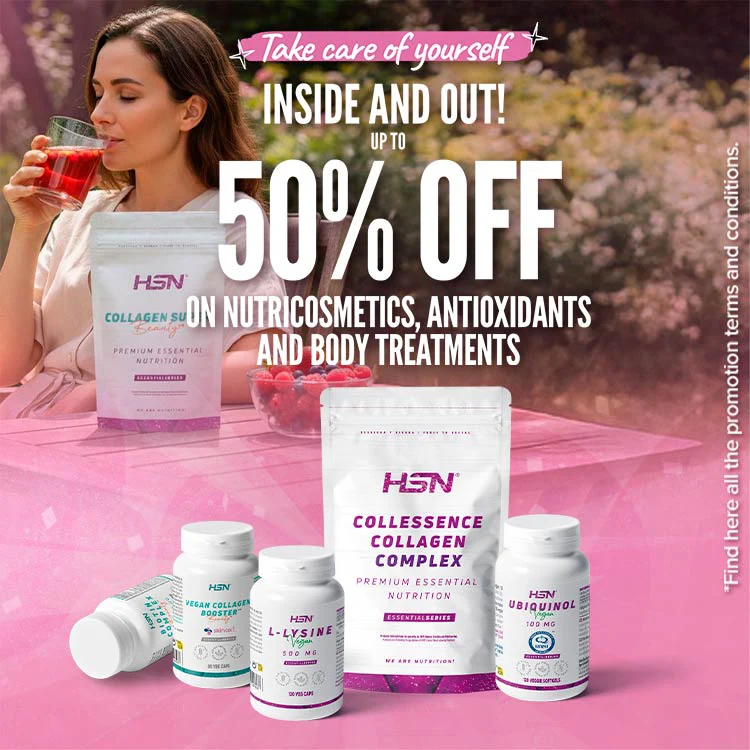 Up to 50% OFF on Nutricosmetics, Antioxidants and Body Treatments