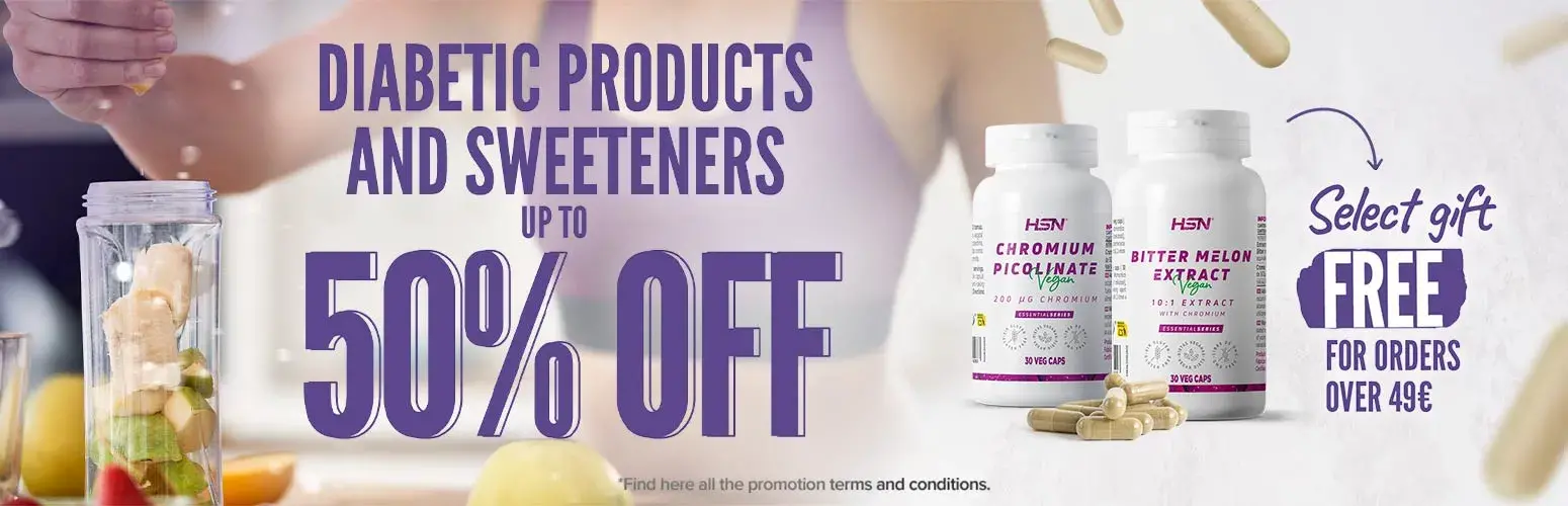 Up to 50% OFF on Diabetic Products and Sweeteners