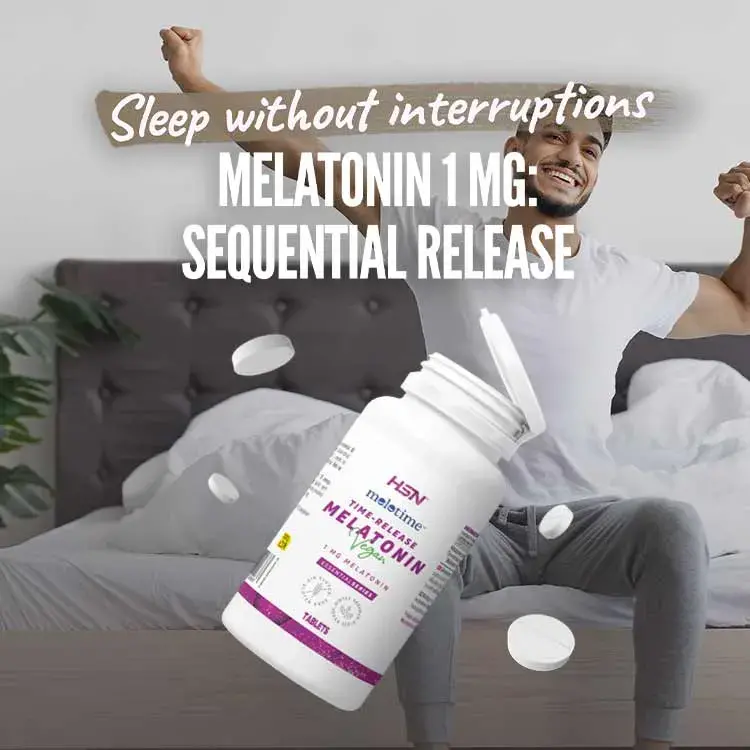HSN Time Release Melatonin (Melotime&trade;) (1mg Melatonin)