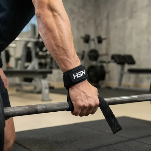 HSN BLACK COTTON LIFTING STRAPS (2 UNITS)