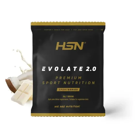 SINGLE SERVING EVOLATE 2.0 (WHEY ISOLATE CFM) 30g WHITE CHOCOLATE & COCONUT