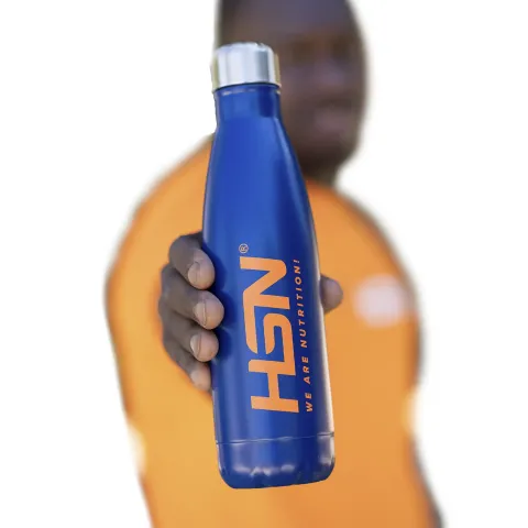 BOTTLE HSN WE ARE NUTRITION! STAINLESS STEEL 550ml NAVY BLUE