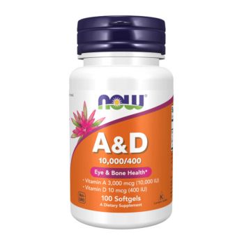 VITAMINS A&D 10000/400IU - 100 softgels
