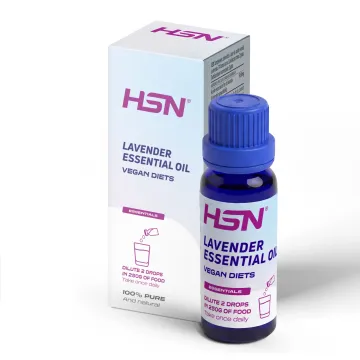 Liquid lavender essential oil