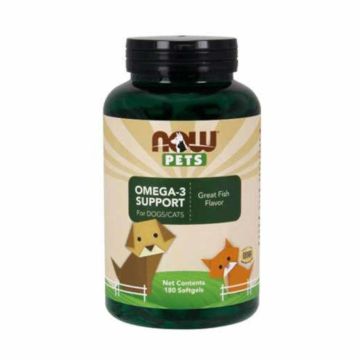 OMEGA-3 SUPPORT FOR DOGS/CATS - 180 softgels //4315//OFF