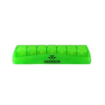 GREEN WEEKLY PILL BOX SWANSON