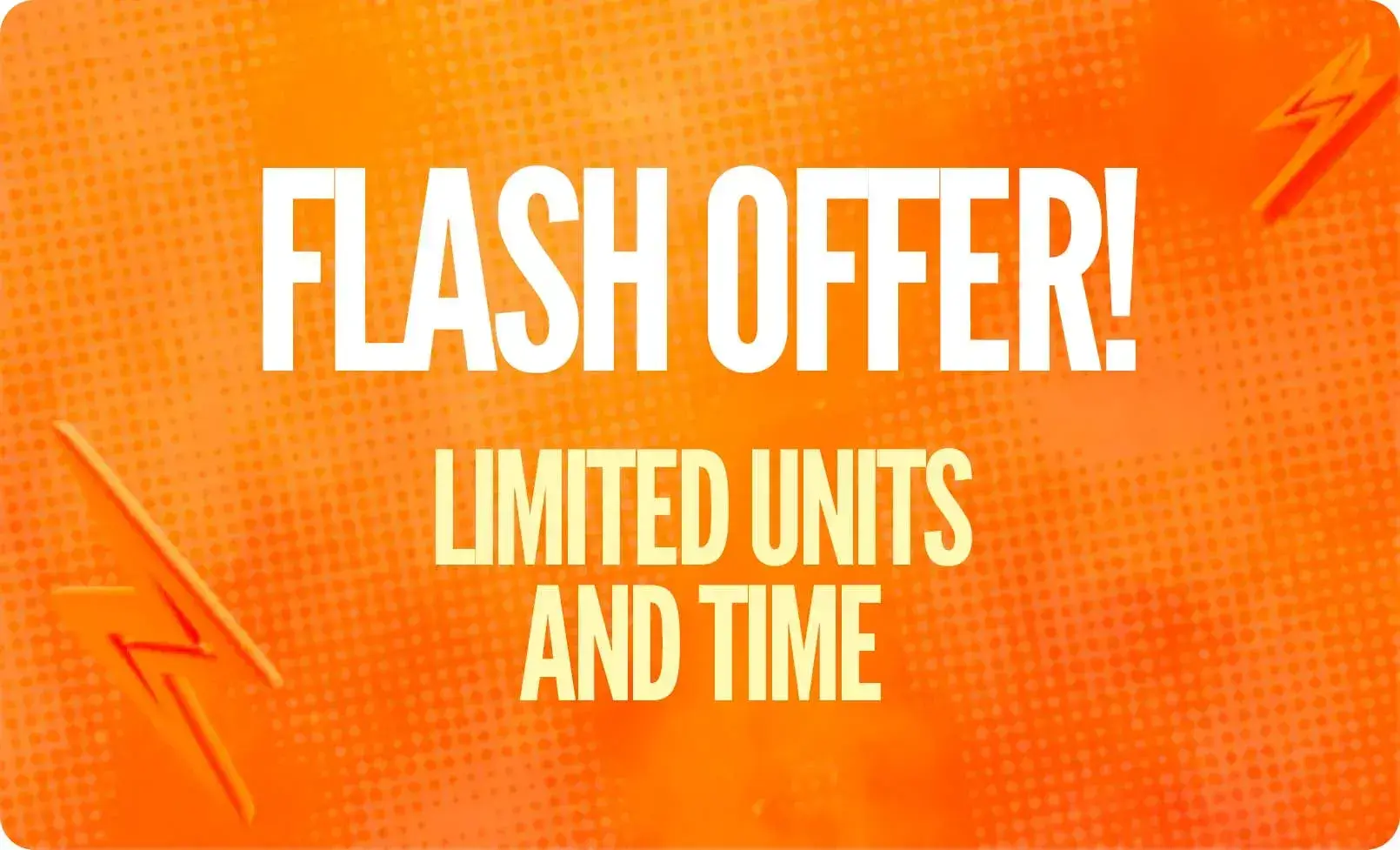 Products with flash offers at the best price